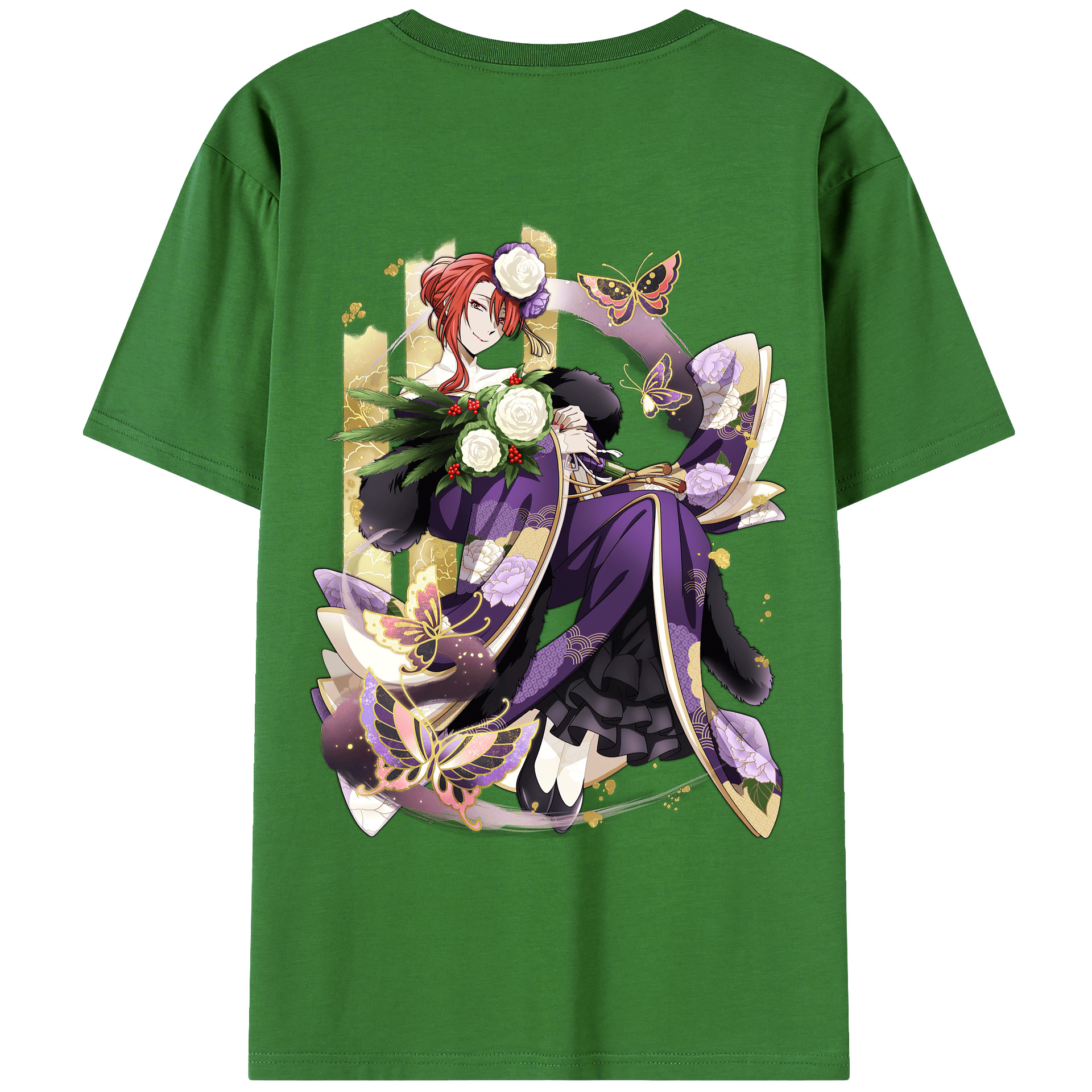 （画像用） 文豪ストレイドッグス Bungo Stray Dogs レディース半袖Tシャツ(バックプリント)